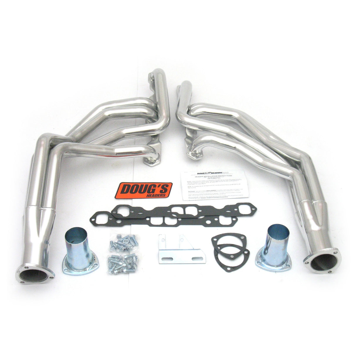 Long Tube Headers for 62-67 Nova 265-400 SBC Stock or Mustang II style D317