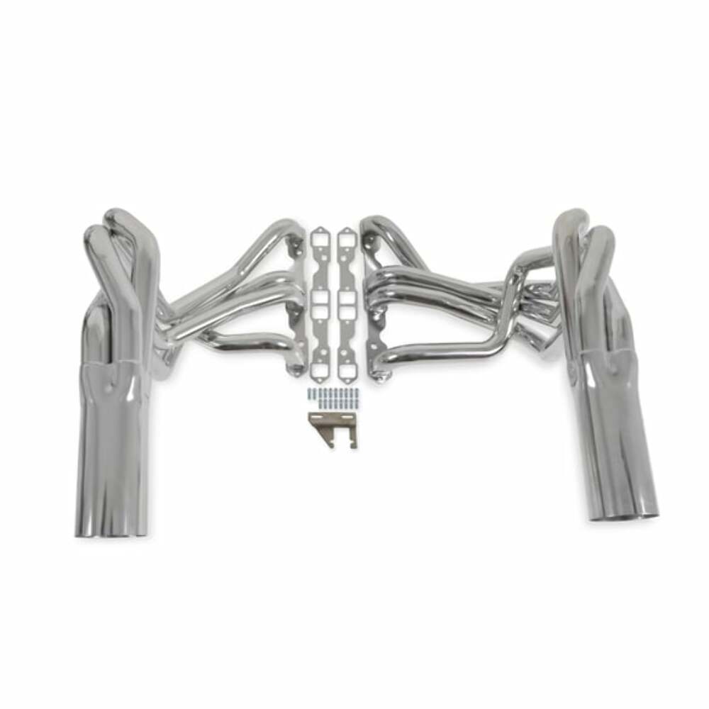 Hooker 1963-1974 Chevrolet Corvette Long Tube Headers Super Competition for 1963-1974 Chevy Corvette black ceramic coated long tube 2224