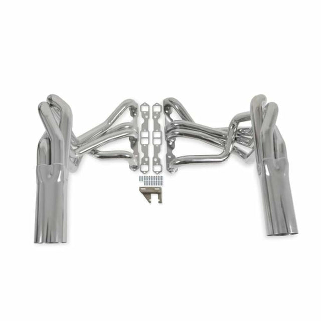 Hooker 1963-1974 Chevrolet Corvette Long Tube Headers Super Competition for 1963-1974 Chevy Corvette black ceramic coated long tube 2224