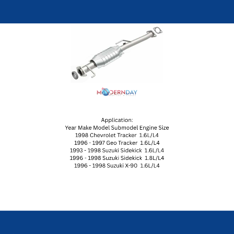 MagnaFlow direct-fit catalytic converter for 1994-1996 Chevy stainless steel CARB compliant 22626