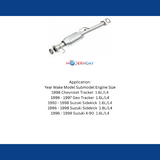 MagnaFlow direct-fit catalytic converter for 1994-1996 Chevy stainless steel CARB compliant 22626