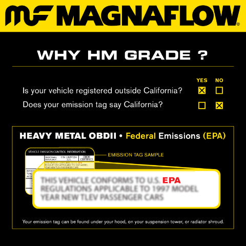1995-1997 Honda Accord Direct-Fit Catalytic Converter 22641 Magnaflow