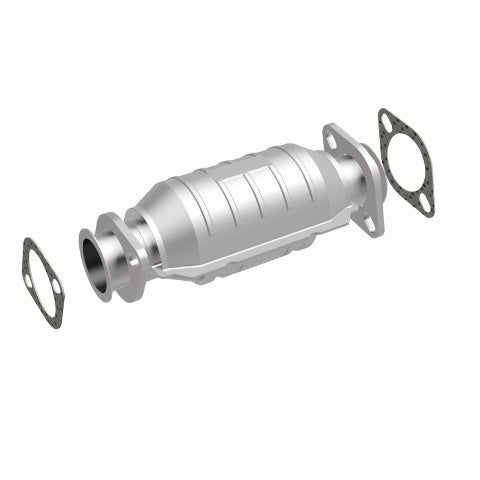 MagnaFlow direct-fit catalytic converter for 1987-1989 Nissan 2.25 inch inlet/outlet stainless steel Federal EPA compliant OBDII 22764