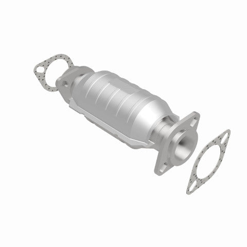 MagnaFlow direct-fit catalytic converter for 1987-1989 Nissan 2.25 inch inlet/outlet stainless steel Federal EPA compliant OBDII 22764