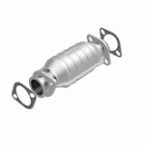 MagnaFlow direct-fit catalytic converter for 1987-1989 Nissan 2.25 inch inlet/outlet stainless steel Federal EPA compliant OBDII 22764