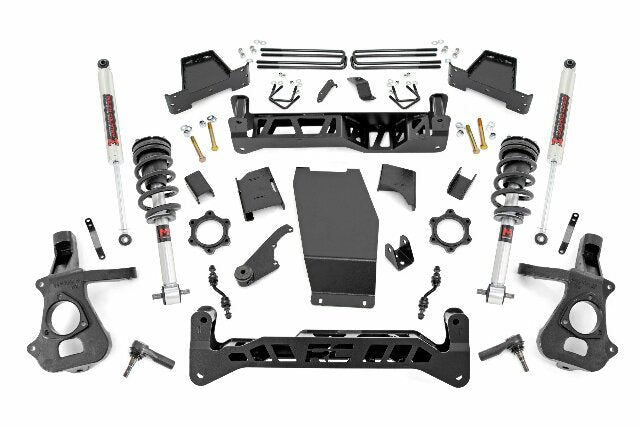 Fits Chevy/GMC 1500 (14-18 & Classic) 7" Lift Kit Cast Steel M1 Struts/M1 22840