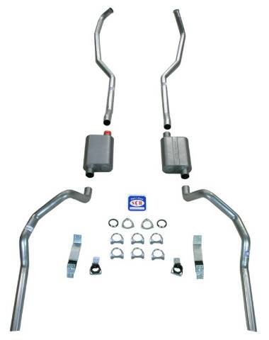 Camaro 2-1/2" Exhaust System with Quickflow Mufflers 23005 Shafer's Classic Reproductions