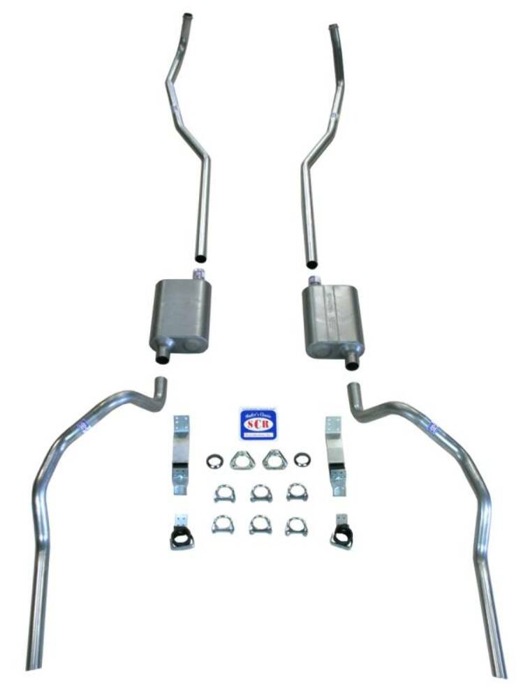 Fits 1967 - 1969 Camaro 2" Exhaust System with Quickflow Mufflers 23007
