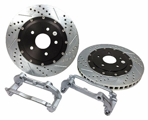 2004-2009 XLR EradiSpeed Plus Disc Brake Rotors Front 2301053 slotted