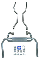 Fits 1967 - 1969 Camaro 2-1/2" Exhaust System with Big Block 2-1/2" Cast Iron Manifolds 23014