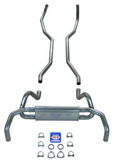 Camaro 2-1/2" Exhaust System with Big Block 2-1/2" Cast Iron Manifolds 23015 fits 1967-1969 Chevy Camaro Shafer's Classic Reproductions