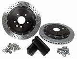 2004-2009 XLR EradiSpeed Plus Disc Brake Rotors Rear 2302021 slotted