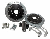 2006-2009 XLR EradiSpeed Plus Disc Brake Rotors Rear 2302049 slotted