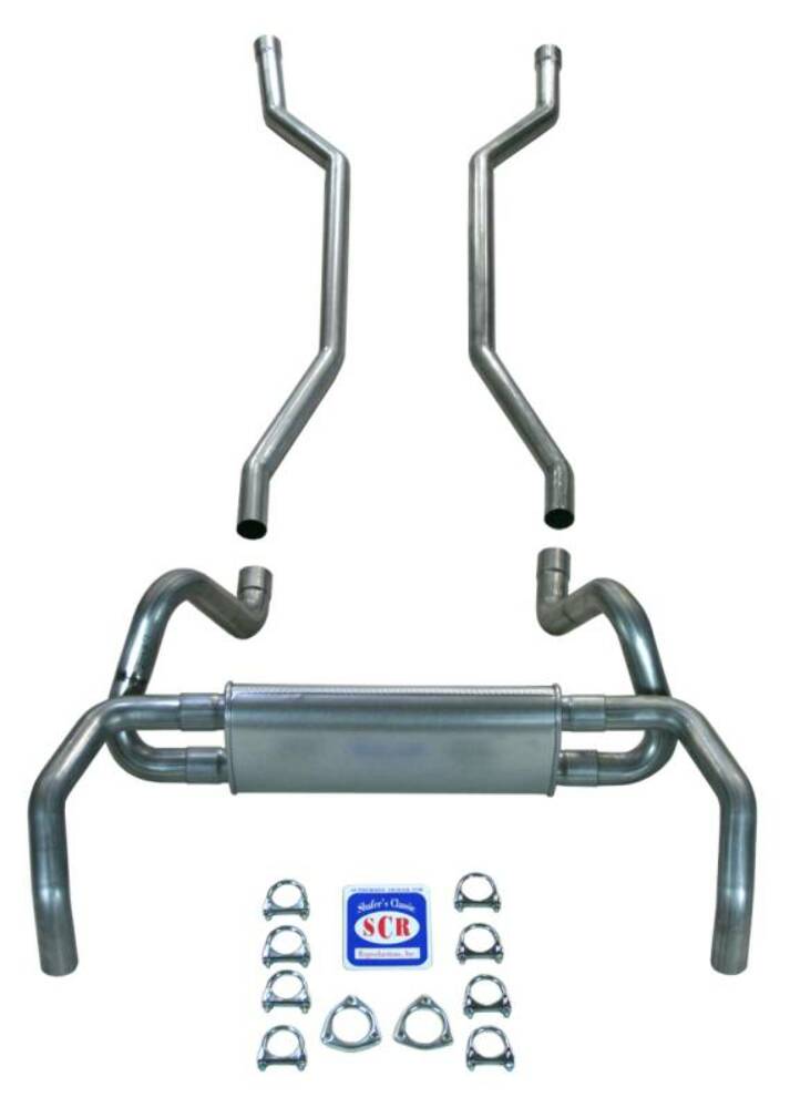 Fits 1967 - 1969 Camaro 2-1/2" Exhaust System with Big Block with Long Style Headers 23025