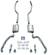 Camaro 2-1/2" Exhaust System with Big Block with Cast Iron Manifolds 23026 fits 1967-1969 Chevy Camaro AC52 Shafer's Classic Reproductions
