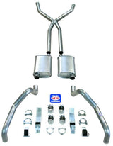 Fits 1967 - 1969 Camaro X Style 2-1/2" Exhaust System with Small Block Long Style Headers 23030