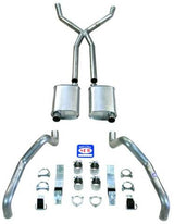 Camaro X Style 2-1/2" Exhaust System with Small Block Long Style Headers 23030 fits 1967-1969 Chevy Camaro Shafer's Classic Reproductions