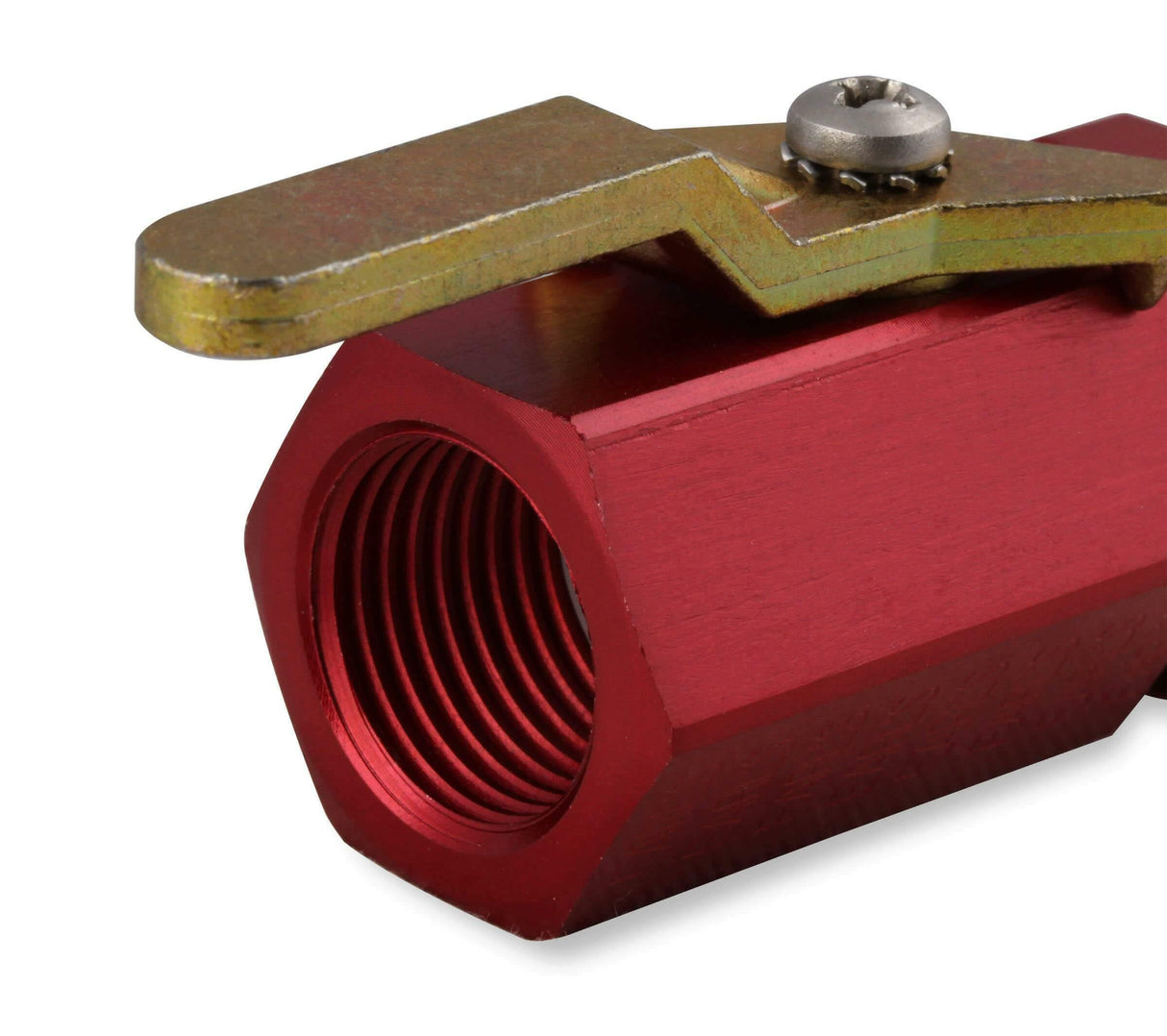 Earls Aluminum Shut-Off Valve - Red - 230500ERL