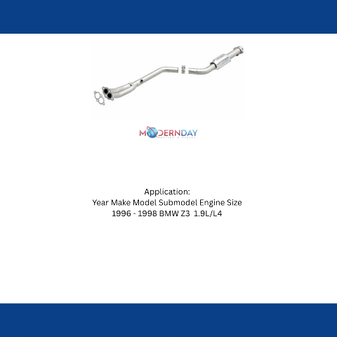 MagnaFlow direct-fit catalytic converter for 1996-1998 BMW stainless steel CARB compliant 23098