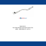 MagnaFlow direct-fit catalytic converter for 1996-1998 BMW stainless steel CARB compliant 23098