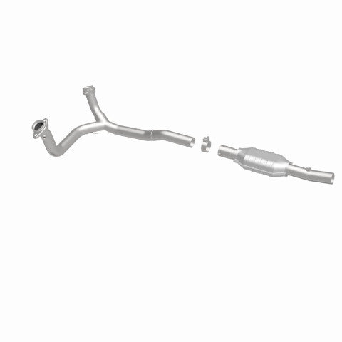 MagnaFlow direct-fit catalytic converter fits 1996 Ford E-150 Econoline, 1996 Ford E-350 Econoline Club Wagon, and more, this and 1996 Ford E-150 Econoline stainless steel Federal 