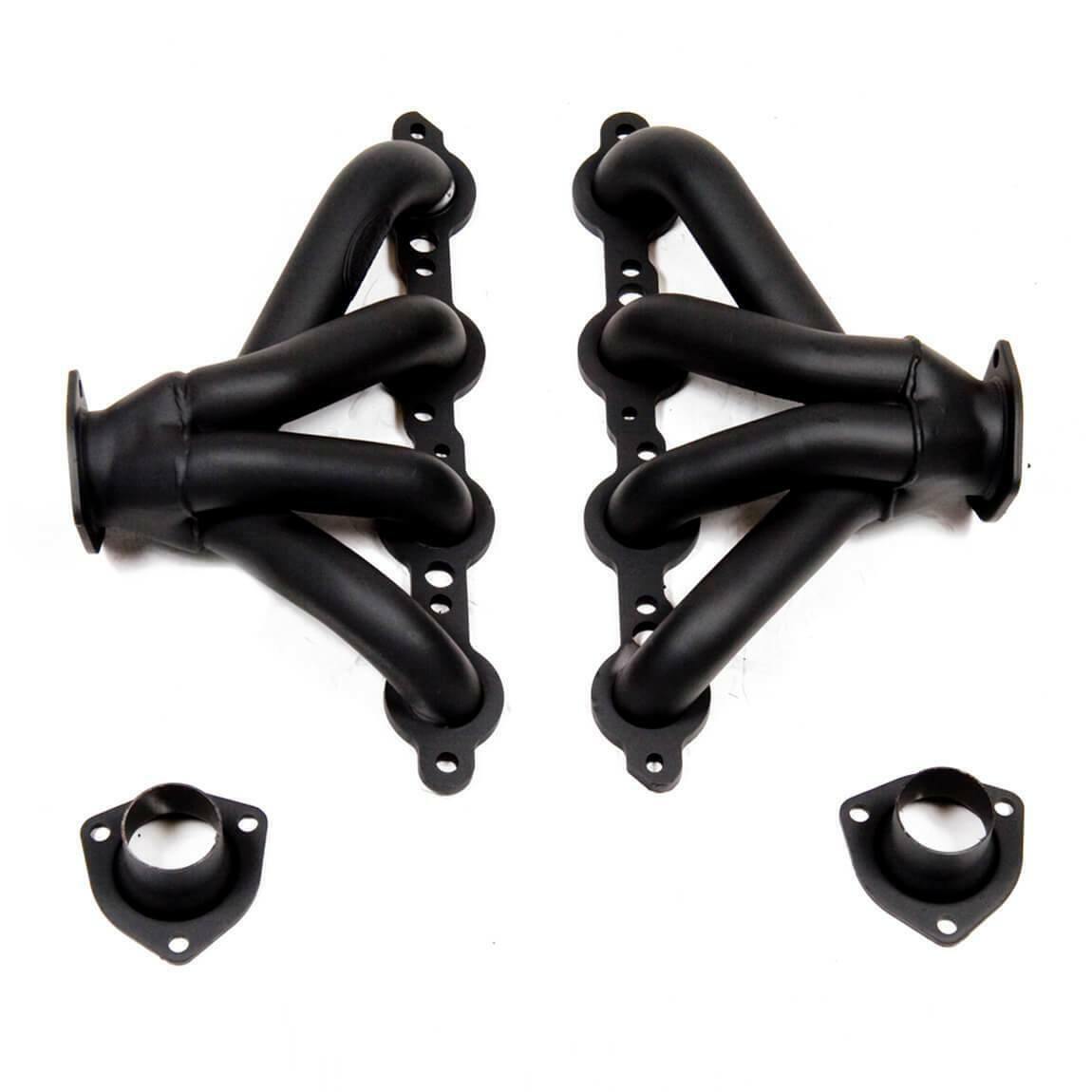 Hooker Super Competition Block Hugger Header - Painted 2312HKR black