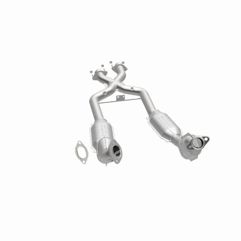 MagnaFlow direct-fit catalytic converter for 1996-1998 Ford Mustang stainless steel Federal EPA compliant OBDII 23163