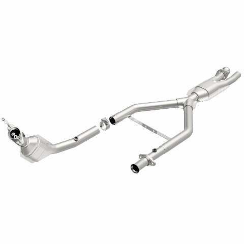 MagnaFlow direct-fit catalytic converter fits 1996-1998 Lincoln Mark VIII stainless steel CARB compliant 23187