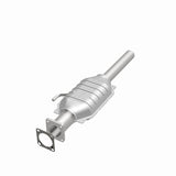 MagnaFlow direct-fit catalytic converter for 1987-1990 Jeep Wrangler 2.5 inch inlet/outlet stainless steel Federal EPA compliant OBDII 23225