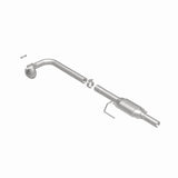 MagnaFlow direct-fit catalytic converter for 1997-1999 Jeep Wrangler stainless steel CARB compliant