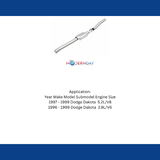 MagnaFlow direct-fit catalytic converter for 1996-1999 Dodge stainless steel Federal EPA compliant OBDII 23232