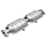 MagnaFlow direct-fit catalytic converter fits 1988 Mitsubishi Galant 3.0L and 1990 Mitsubishi Sigma 3.0L stainless steel Federal EPA compliant OBDII 23250