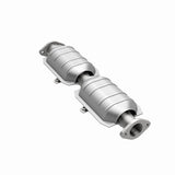 MagnaFlow direct-fit catalytic converter fits 1988 Mitsubishi Galant 3.0L and 1990 Mitsubishi Sigma 3.0L stainless steel Federal EPA compliant OBDII 23250
