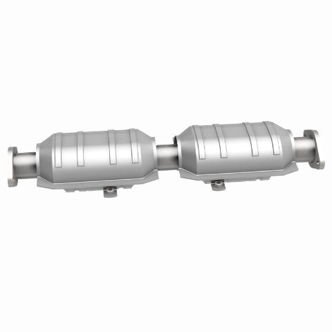 MagnaFlow direct-fit catalytic converter fits 1988 Mitsubishi Galant 3.0L and 1990 Mitsubishi Sigma 3.0L stainless steel Federal EPA compliant OBDII 23250