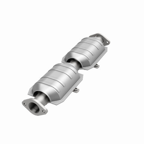 MagnaFlow direct-fit catalytic converter fits 1988 Mitsubishi Galant 3.0L and 1990 Mitsubishi Sigma 3.0L stainless steel Federal EPA compliant OBDII 23250
