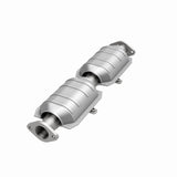 MagnaFlow direct-fit catalytic converter fits 1988 Mitsubishi Galant 3.0L and 1990 Mitsubishi Sigma 3.0L stainless steel Federal EPA compliant OBDII 23250
