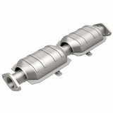 MagnaFlow direct-fit catalytic converter fits 1988 Mitsubishi Galant 3.0L and 1990 Mitsubishi Sigma 3.0L stainless steel Federal EPA compliant OBDII 23250