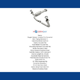 MagnaFlow direct-fit catalytic converter fits 1994-1995 Chevrolet C1500, Chevrolet K1500, and additional vehicles and 1994 Chevrolet GM Blazer stainless steel CARB compliant 23256
