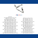 MagnaFlow direct-fit catalytic converter fits 1994-1995 Chevrolet C1500, Chevrolet K1500, and additional vehicles and 1994 Chevrolet GM Blazer stainless steel CARB compliant 23256