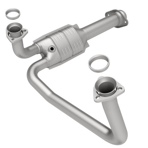 MagnaFlow direct-fit catalytic converter fits 1994-1995 Chevrolet C1500, Chevrolet K1500, and additional vehicles and 1994 Chevrolet GM Blazer stainless steel CARB compliant 23256