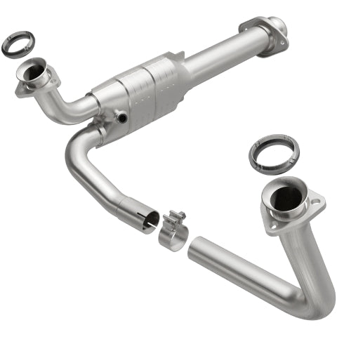 MagnaFlow direct-fit catalytic converter fits 1994-1995 Chevrolet C1500, Chevrolet K1500, and additional vehicles and 1994 Chevrolet GM Blazer stainless steel CARB compliant 23256