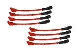 Spark Plug Wire Set Universal 10.4mm Silicone Spiro Pro 409 409 135? Red 79214