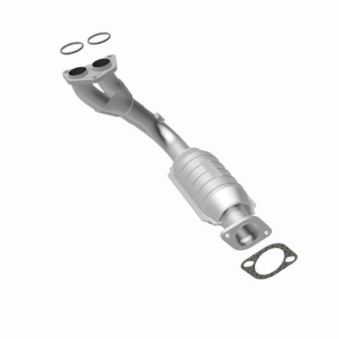 MagnaFlow direct-fit catalytic converter fits 1994-2002 Nissan Quest and 1994-1997 Mercury Villager, this and 1994-1997 Mercury Villager stainless steel Federal EPA compliant OBDII