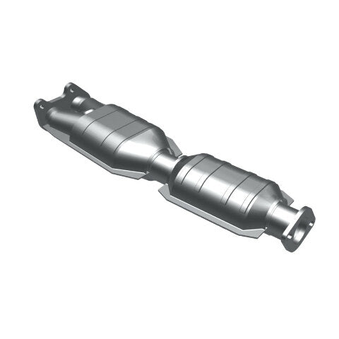MagnaFlow direct-fit catalytic converter for 1986-1987 Ford stainless steel Federal EPA compliant OBDII 23386
