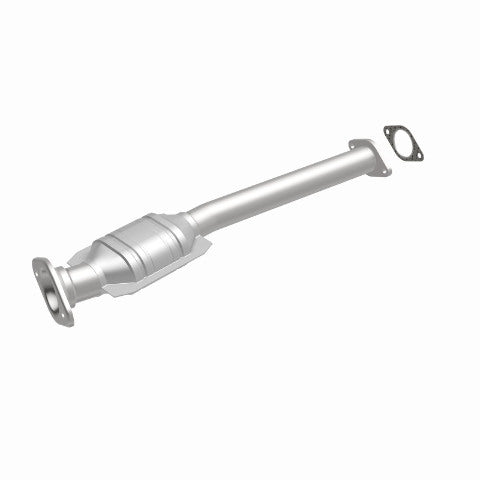 MagnaFlow direct-fit catalytic converter fits 2000-2002 Mercury Cougar, 1998-2000 Ford Contour, and more, this and 2000-2002 Mercury Cougar stainless steel Federal EPA compliant OB