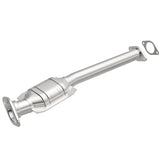 MagnaFlow direct-fit catalytic converter fits 2000-2002 Mercury Cougar, 1998-2000 Ford Contour, and more, this and 2000-2002 Mercury Cougar stainless steel Federal EPA compliant OB