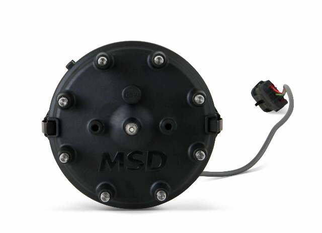 MSD ignition distributor black polished aluminum steel 23401MSD