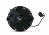 MSD ignition distributor black polished aluminum steel 23401MSD