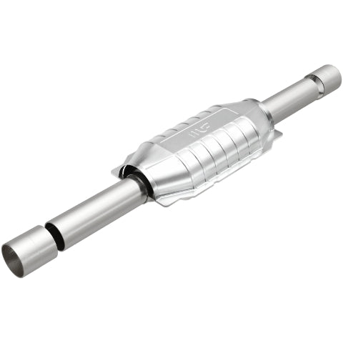 MagnaFlow direct-fit catalytic converter fits 1985-1994 Chevrolet Cavalier, 1985-1989 Pontiac Grand Am, and additional vehicles. Hardware is included to eliminate the hassle of wor