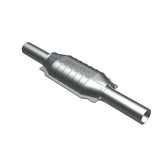 MagnaFlow direct-fit catalytic converter fits 1988-1991 Oldsmobile Cutlass Calais 2.25 inch inlet/outlet stainless steel Federal EPA compliant OBDII 23467